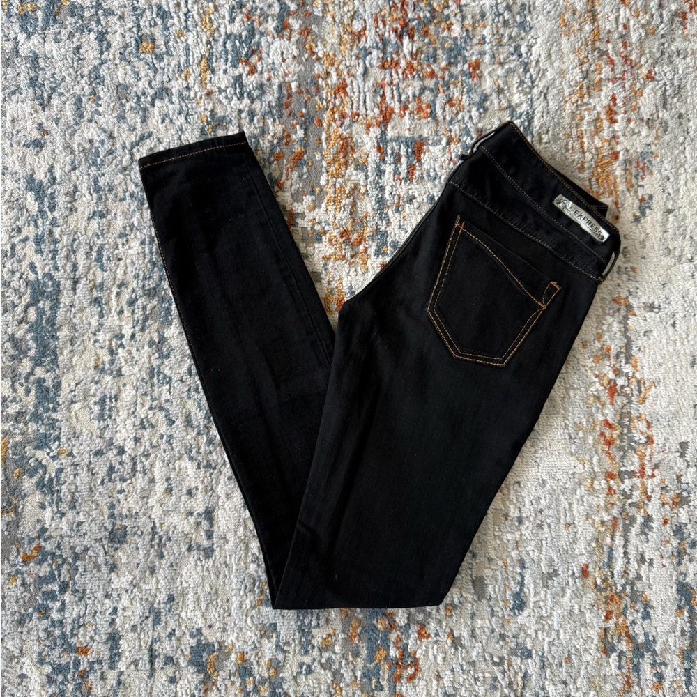 Express Zelda Ultra Low Rise Jean Leggings, size 2
